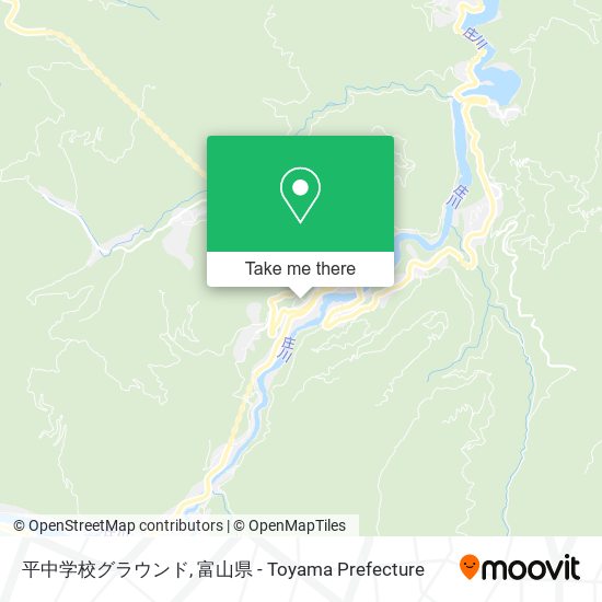 平中学校グラウンド map