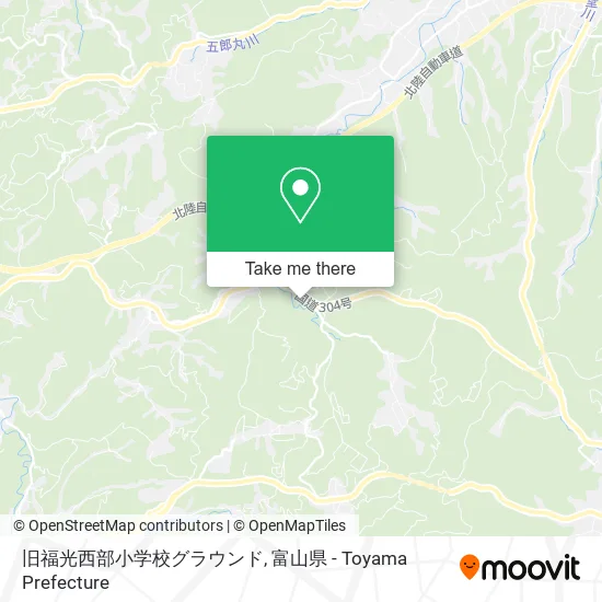 旧福光西部小学校グラウンド map