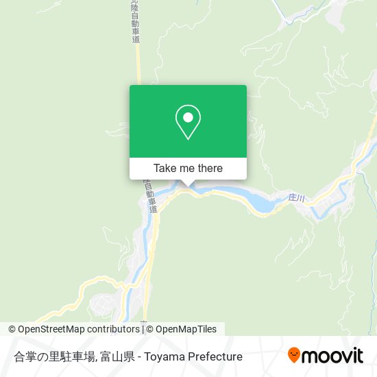 合掌の里駐車場 map