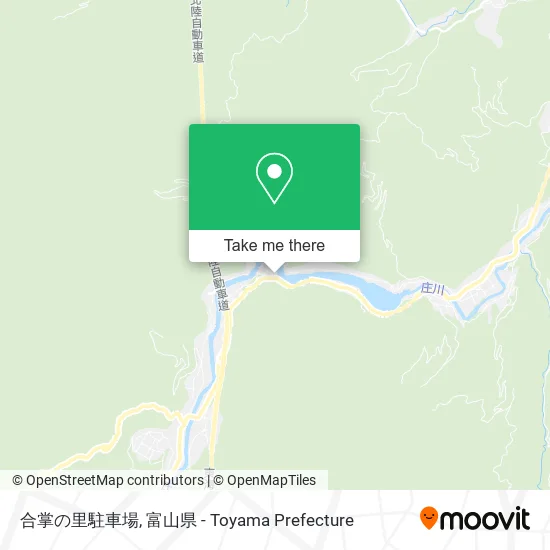 合掌の里駐車場 map