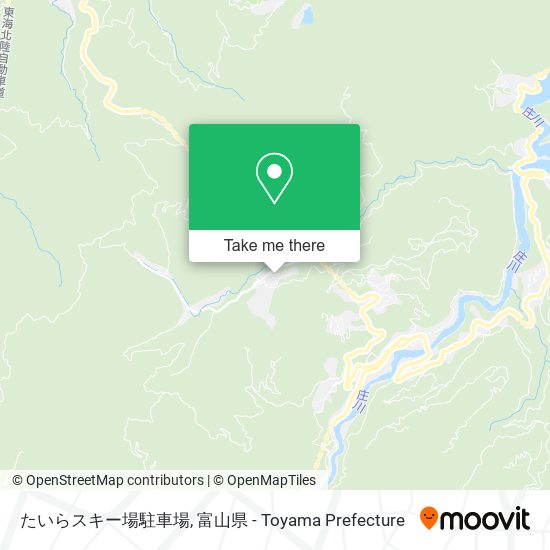 たいらスキー場駐車場 map
