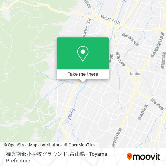 福光南部小学校グラウンド map