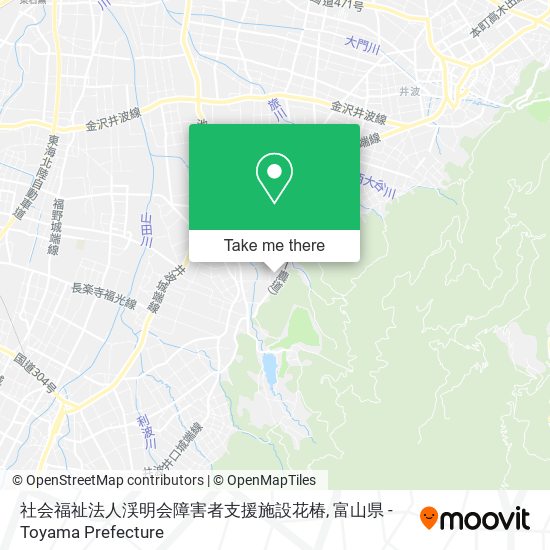 社会福祉法人渓明会障害者支援施設花椿 map
