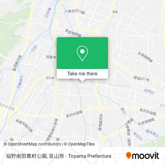 福野南部農村公園 map