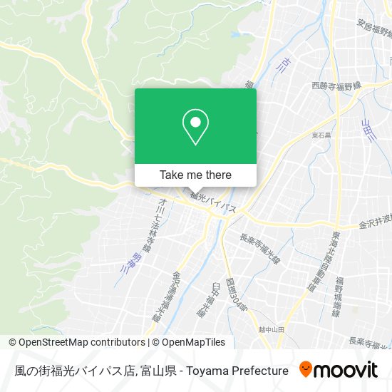 風の街福光バイパス店 map