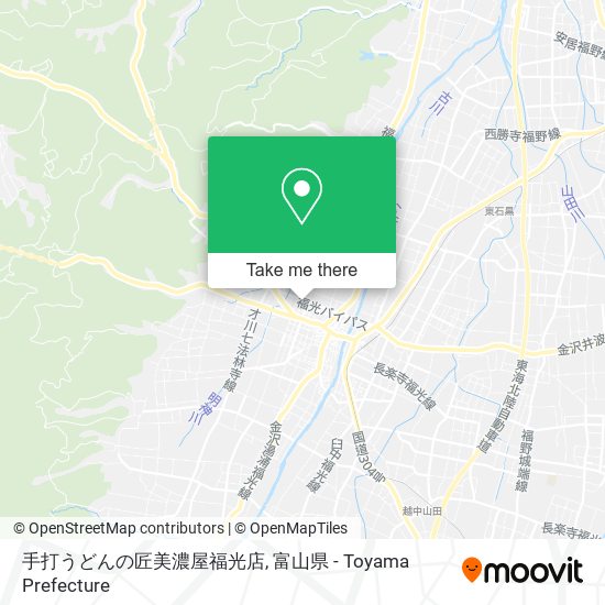 手打うどんの匠美濃屋福光店 map