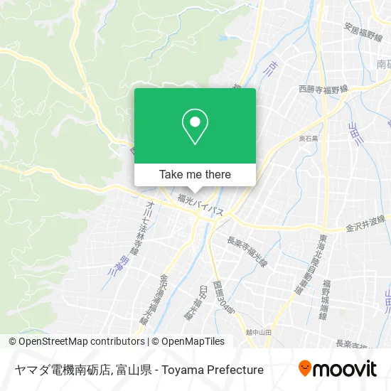 ヤマダ電機南砺店 map