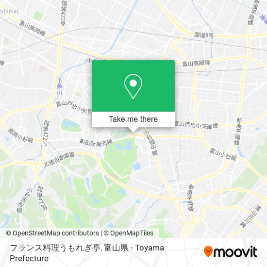 フランス料理うもれぎ亭 map
