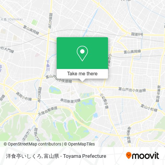 洋食亭いしくろ map