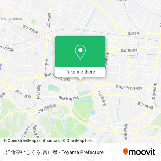洋食亭いしくろ map