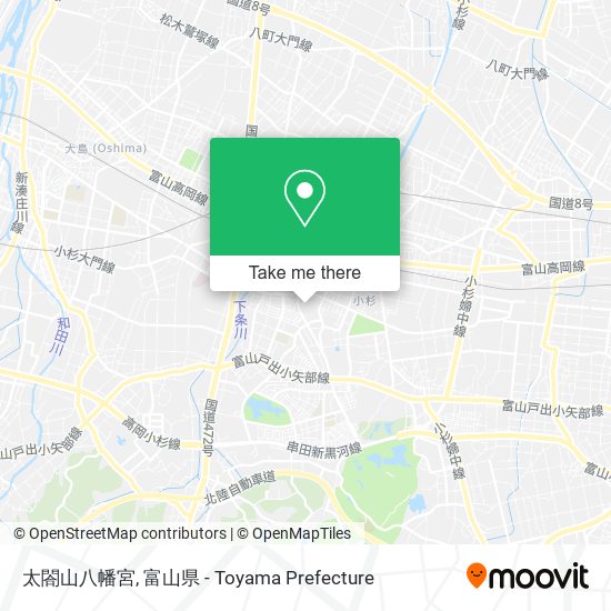 太閤山八幡宮 map