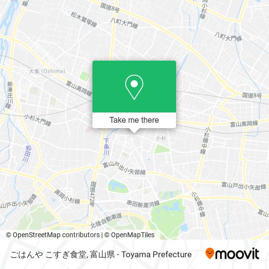 ごはんや こすぎ食堂 map