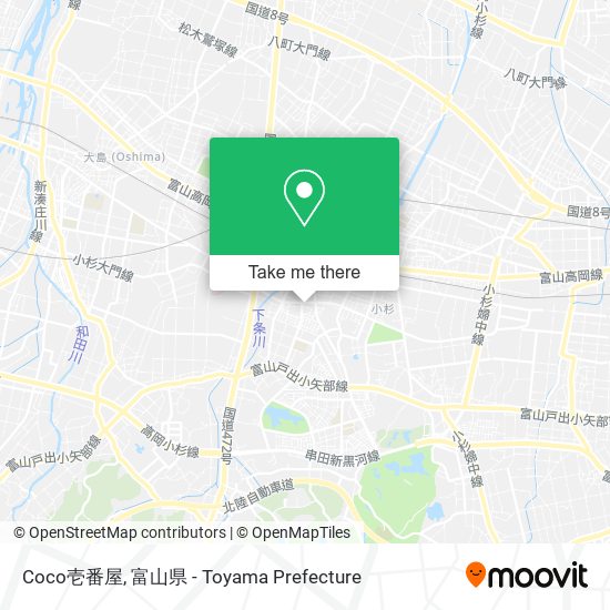Coco壱番屋 map