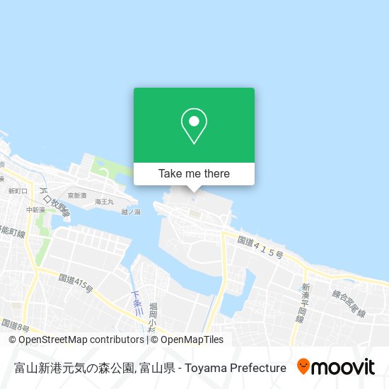 富山新港元気の森公園 map
