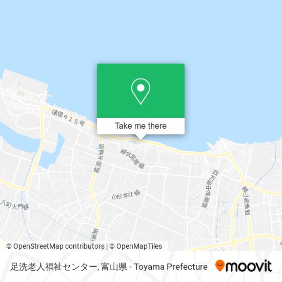 足洗老人福祉センター map