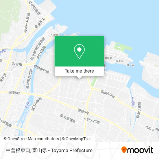 中曽根東口 map