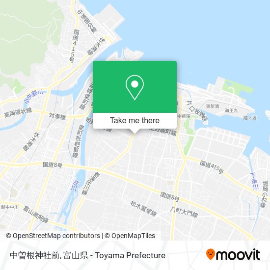 中曽根神社前 map