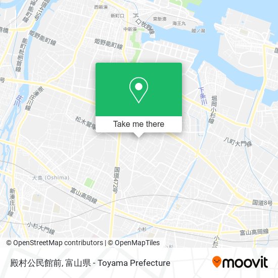 殿村公民館前 map