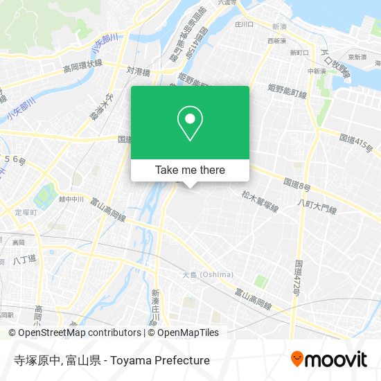 寺塚原中 map