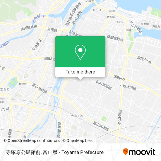 寺塚原公民館前 map