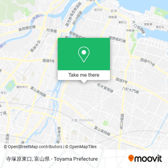 寺塚原東口 map