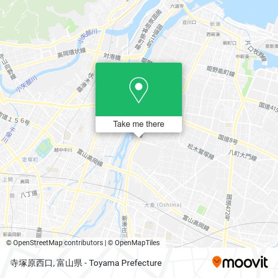 寺塚原西口 map