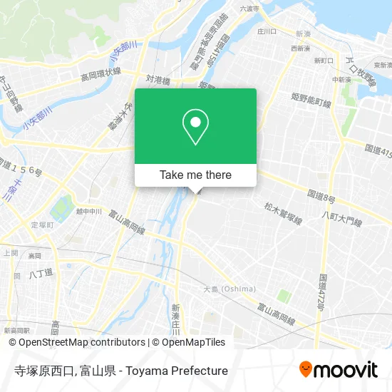 寺塚原西口 map