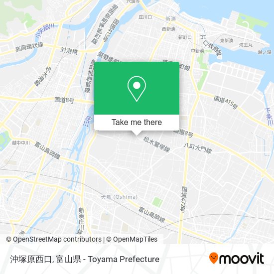 沖塚原西口 map