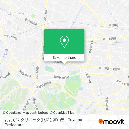 おおがくクリニック(眼科) map