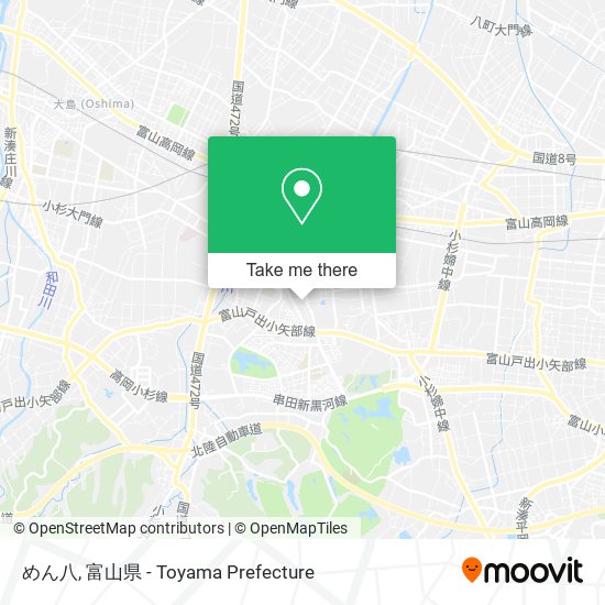 めん八 map