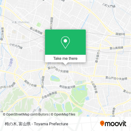 栂の木 map