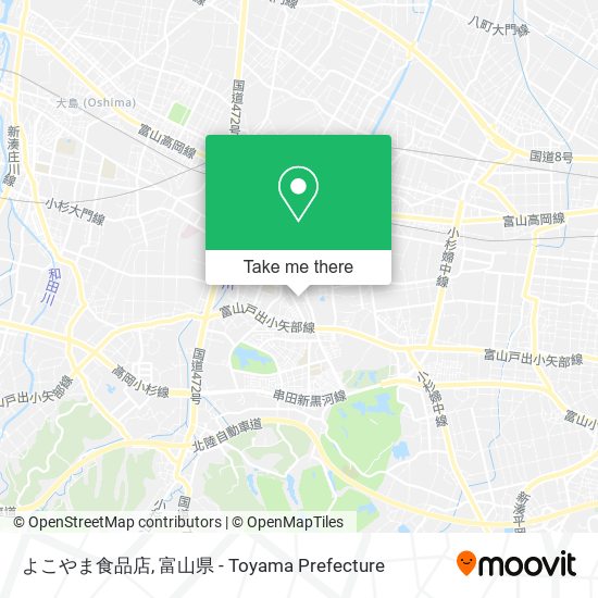 よこやま食品店 map