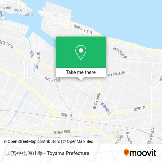 加茂神社 map