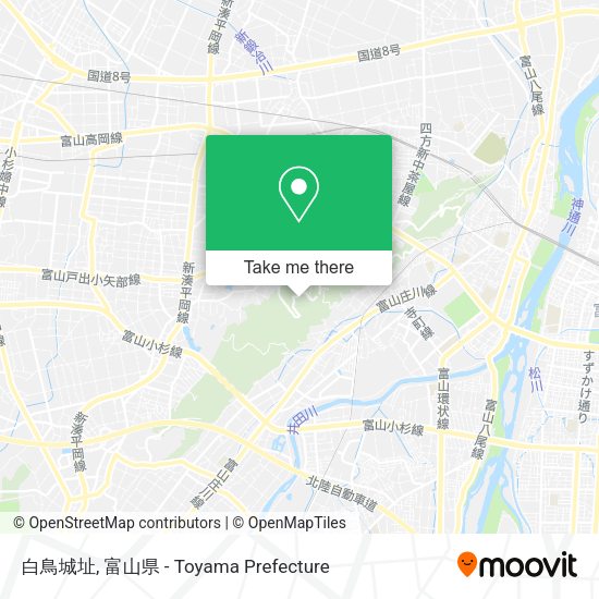 白鳥城址 map