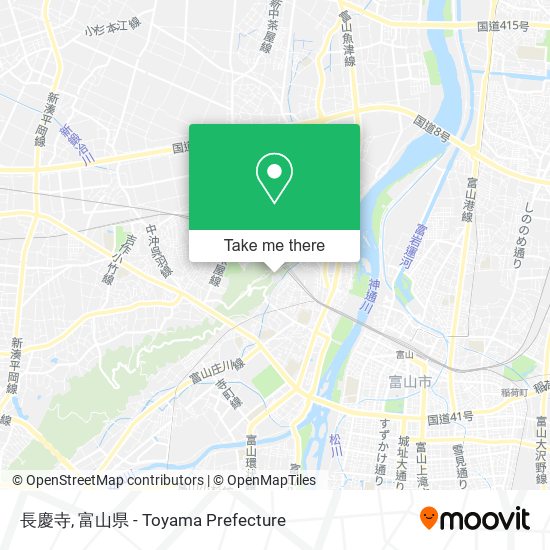 長慶寺 map