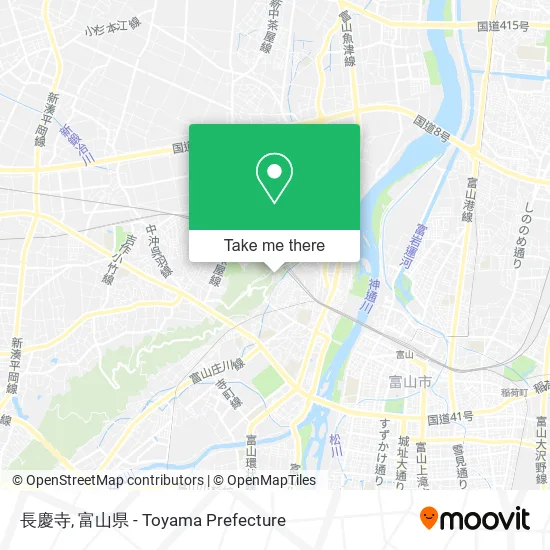 長慶寺 map