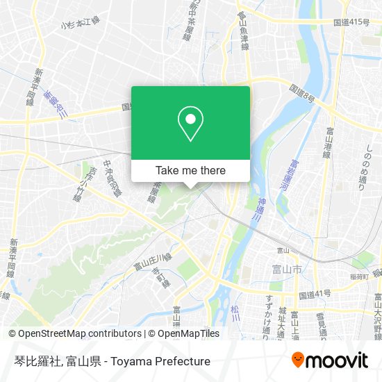 琴比羅社 map