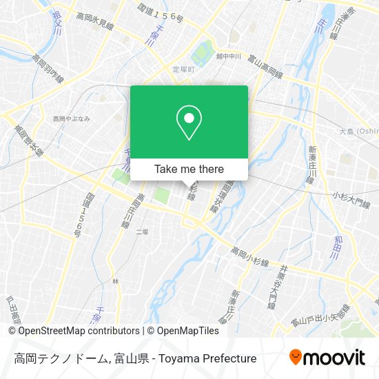 高岡テクノドーム map