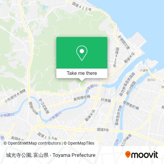 城光寺公園 map