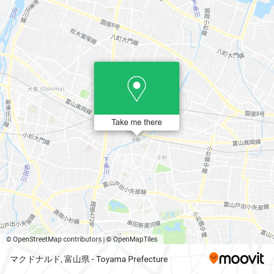 マクドナルド map