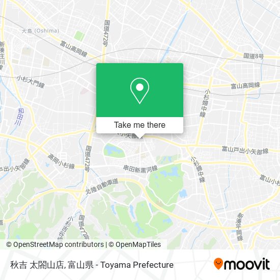 秋吉 太閤山店 map