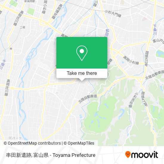 串田新遺跡 map