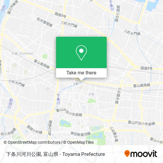 下条川河川公園 map