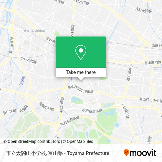 市立太閤山小学校 map