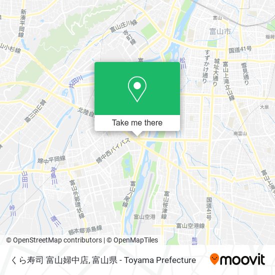 くら寿司 富山婦中店 map