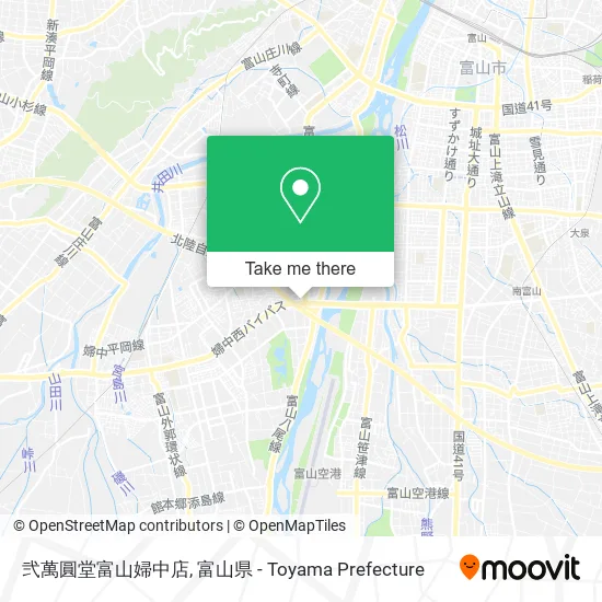 弐萬圓堂富山婦中店 map