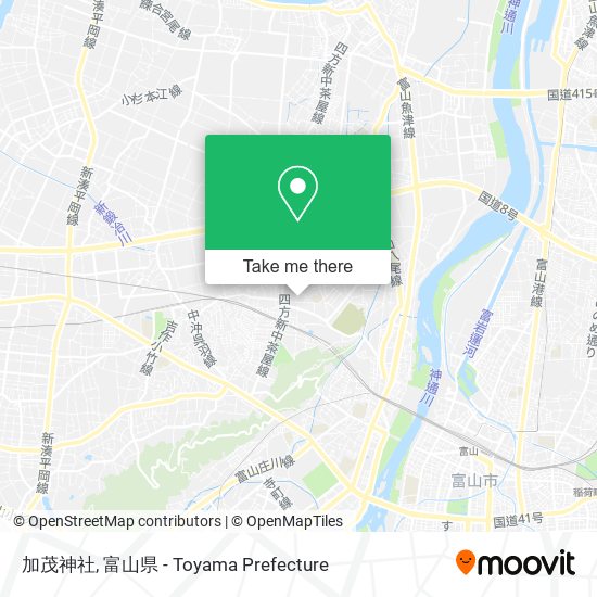 加茂神社 map