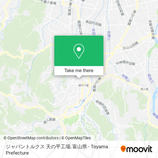 ジャパントルクス 天の平工場 map