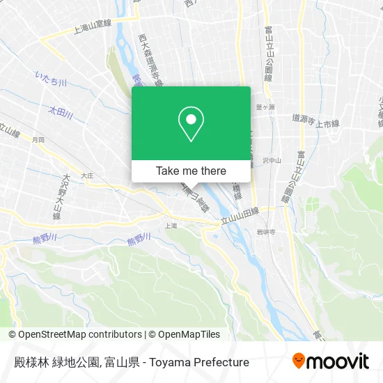 殿様林 緑地公園 map