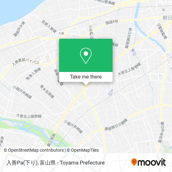 入善Pa(下り) map